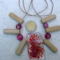 Diy-Ideen für Halsketten aus Treibholz, Muscheln und Glas